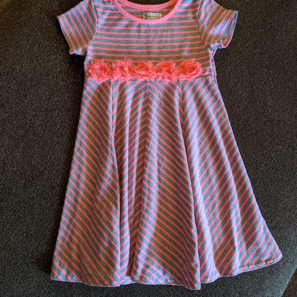 Pippa & Julie Pink Empire Dress